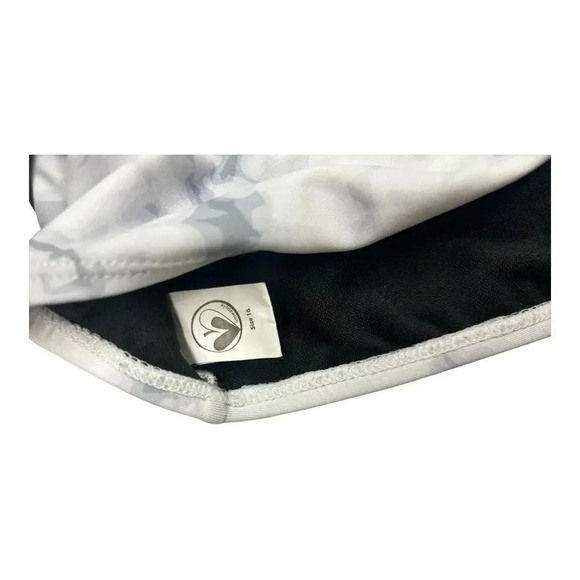 Timeapple Girls Lightening White & Black Bathing Suit Size 16 - Picture 5 of 8